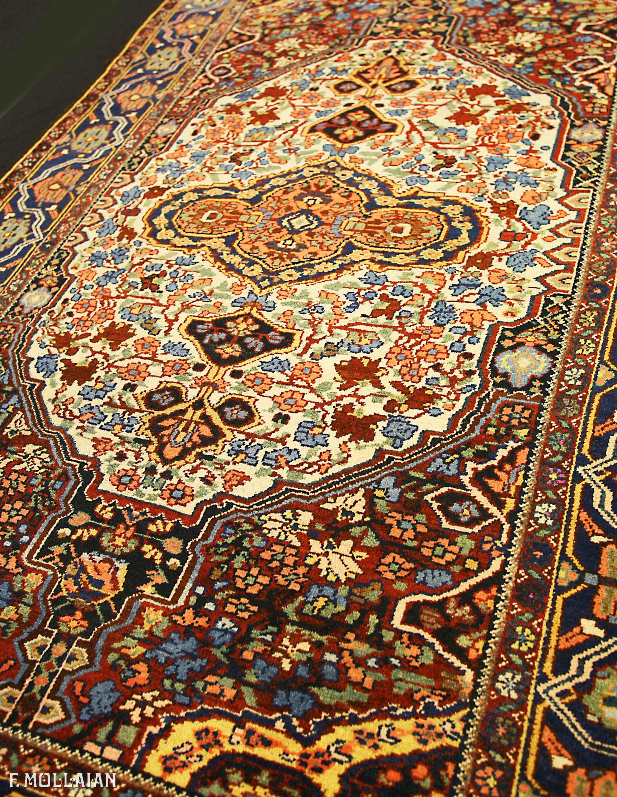 Teppich Persischer Antiker Bakhtiari n°:58090007
