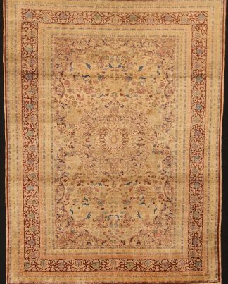 Antique Persian Heriz Silk Rug n°:63290236