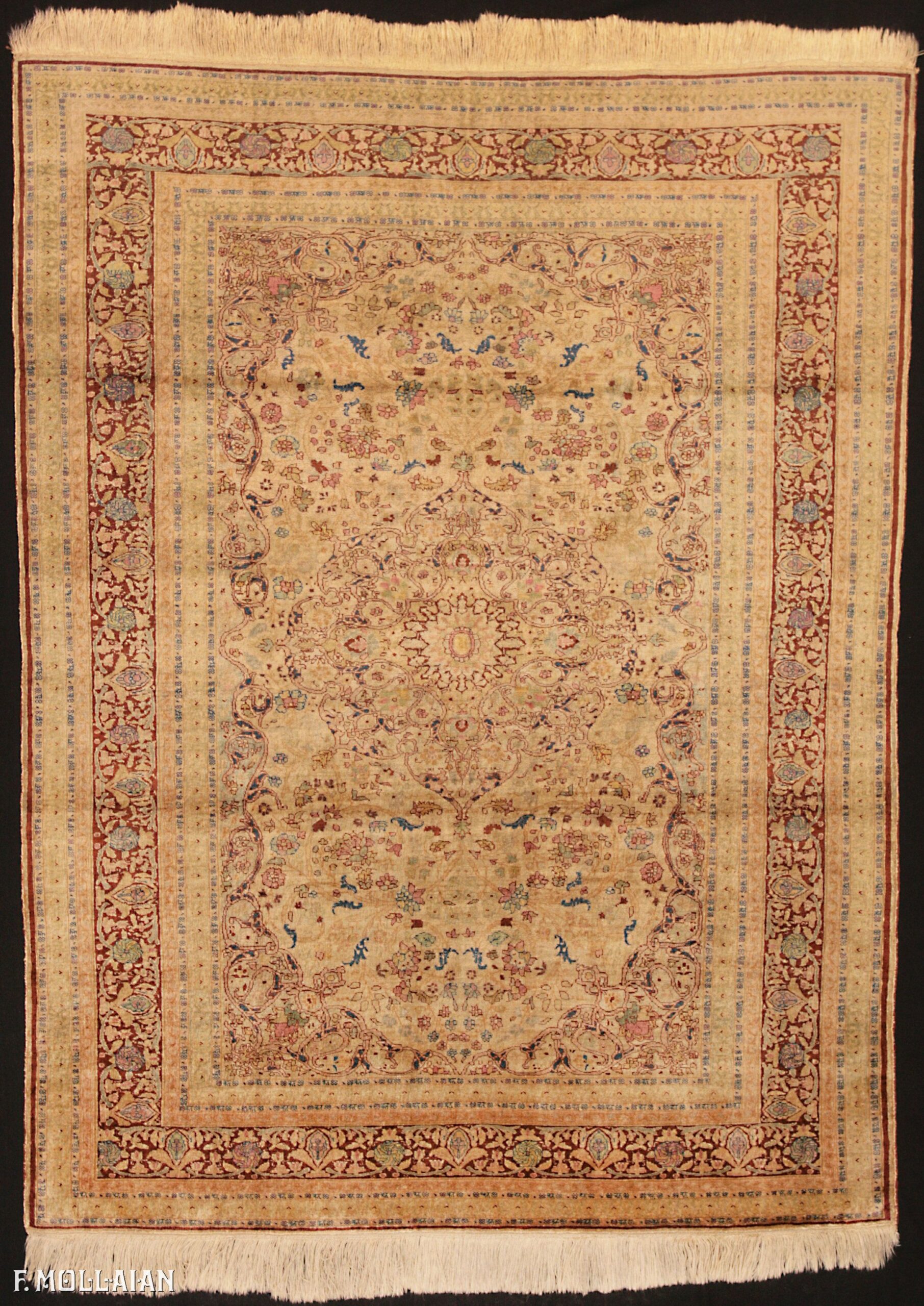 Teppich Persischer Antiker Heriz Seide n°:63290236
