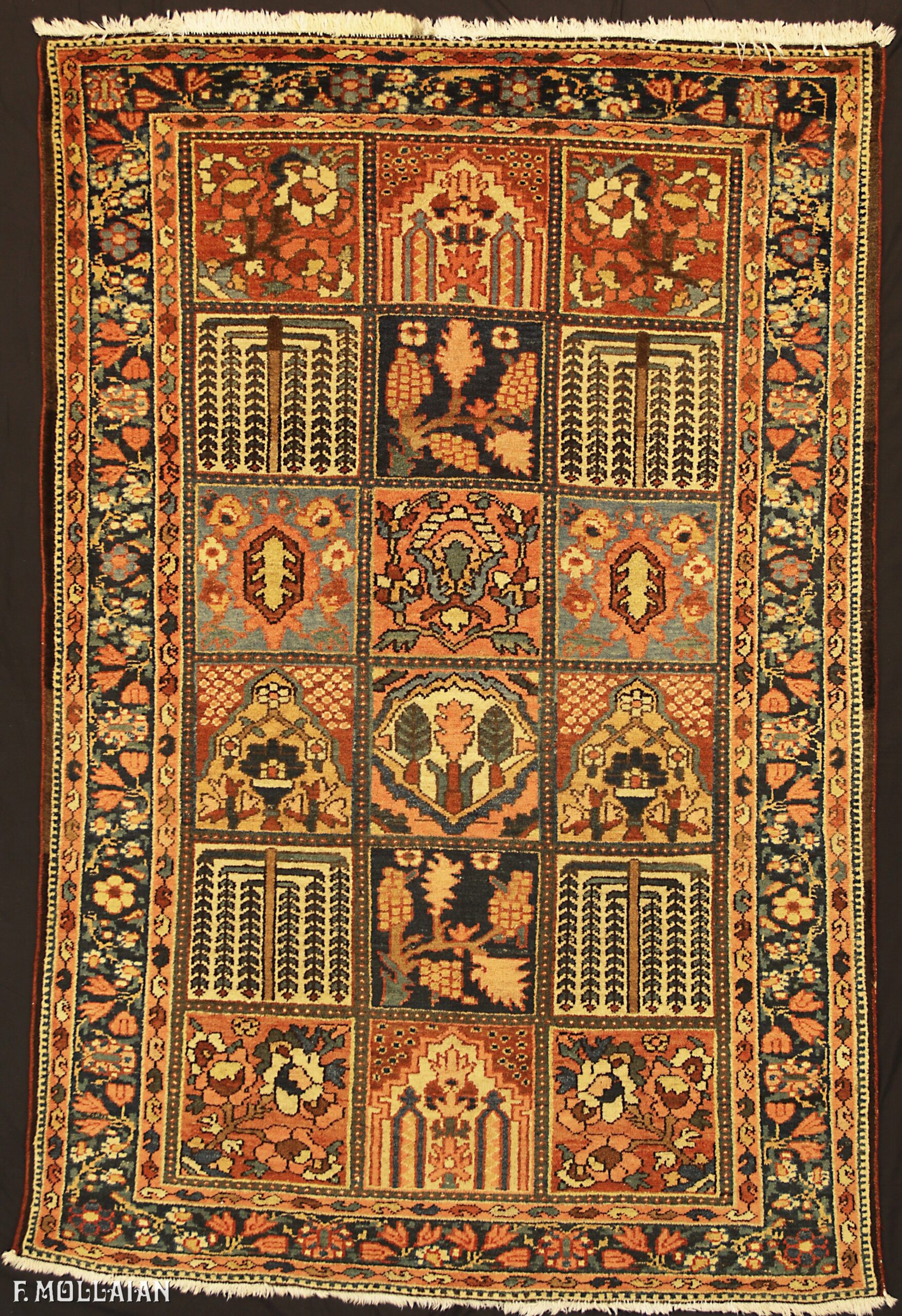 A Tribal Antique Persian Bakhtiari Rug n°:67086533