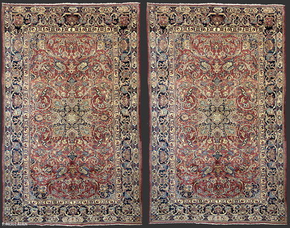 Antique Persian Nain Tudeshk Rug n°:78572213
