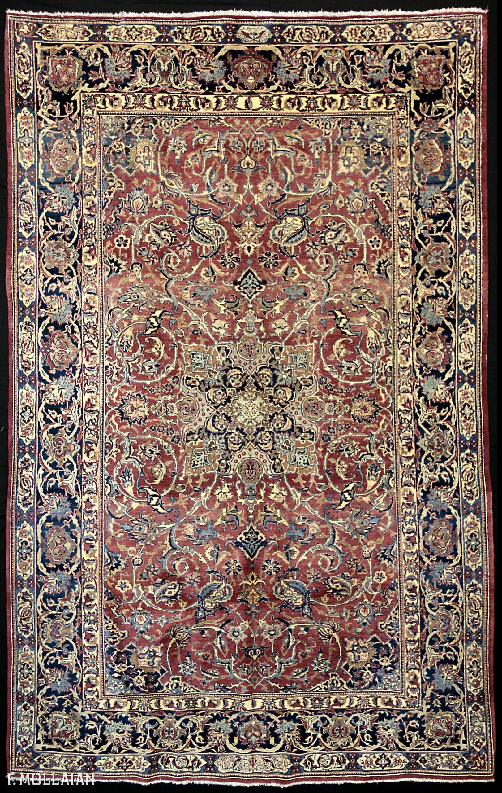 Antique Persian Nain Tudeshk Rug n°:78572213