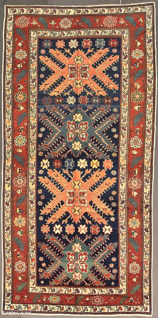 Teppich Kaukasischer Antiker Kazak Adler n°:8341