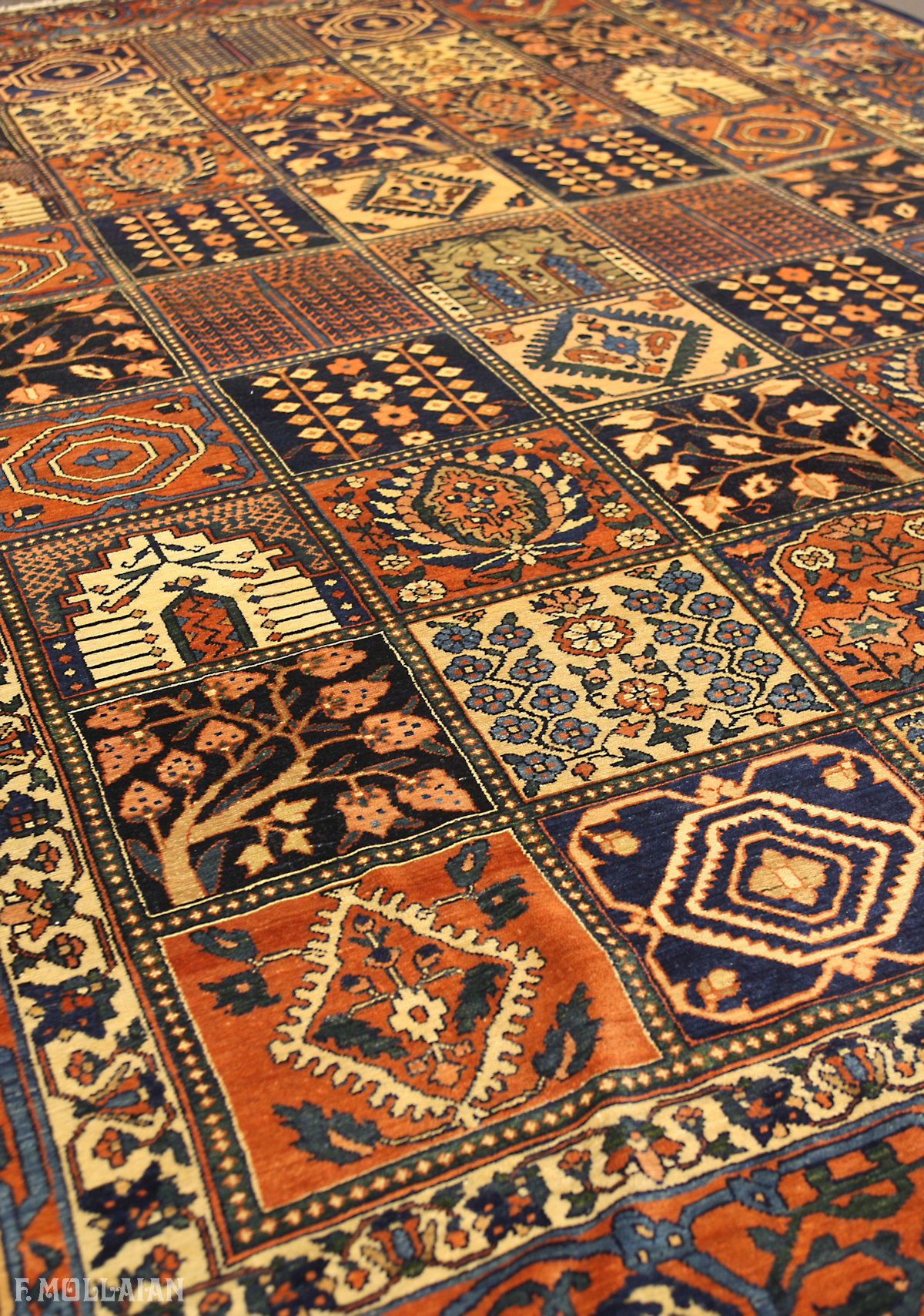 Teppich Persischer Antiker Bakhtiari n°:10235289