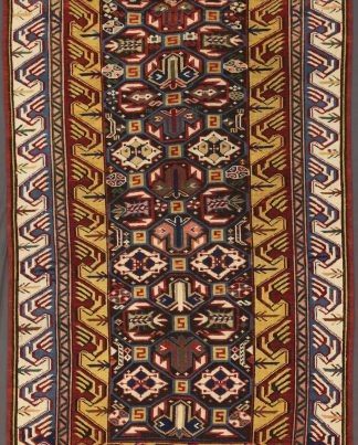 Tapete Azerbaijani Antigo Seychour (Zeikhur) n°:17994973