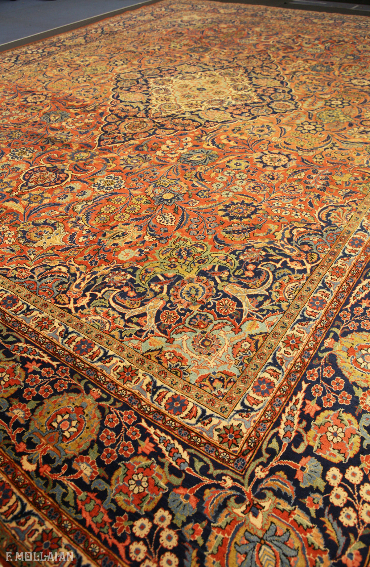 Teppich Persischer Antiker Kashan Kurk n°:21529851