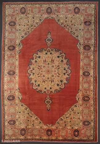 Teppich Persischer Antiker Tabriz Hadji djalili n°:23089888
