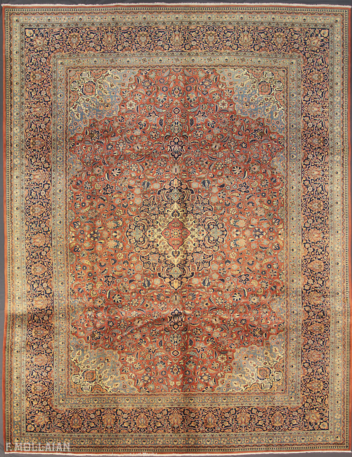 Tappeto Persiano Antico Kashan Dabir n°:27430856
