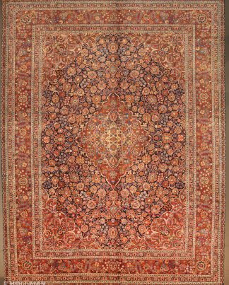 Antique Persian Kashan Dabir Carpet n°:30228250