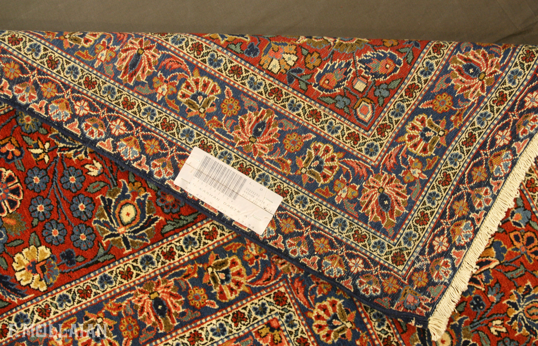 Antique Persian Kashan Dabir Carpet n°:30228250