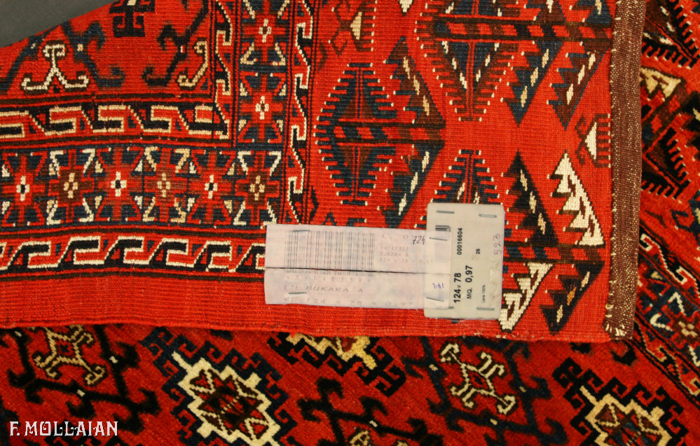 قالی آنتیک ترکمنی تِکٌه چووال کد:۳۴۰۴۸۳۳۸