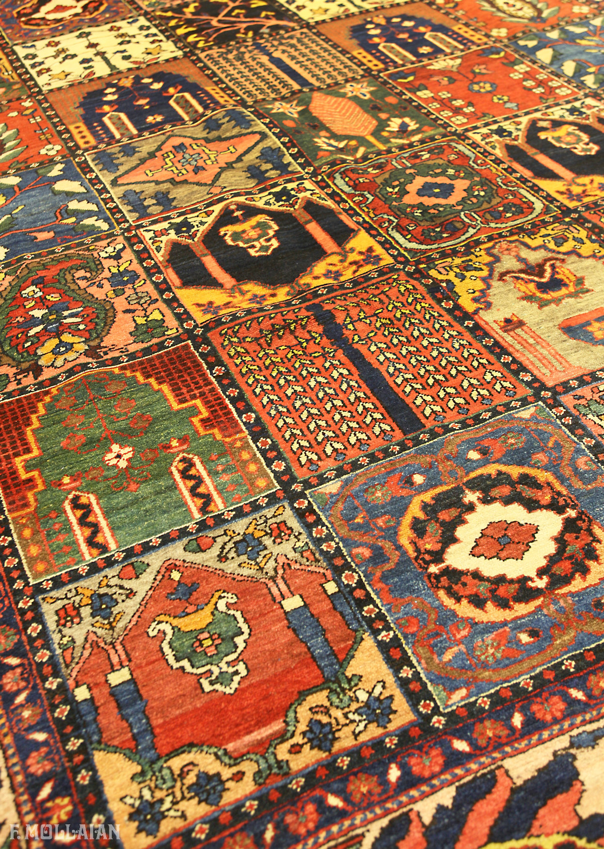 Teppich Persischer Antiker Bakhtiari n°:40533425