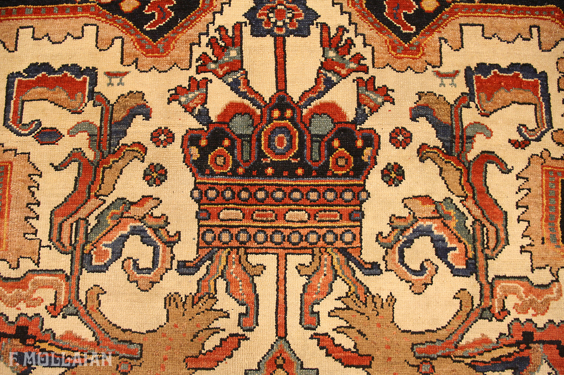Tapis Persan Antique Bakhtiari n°:59750074