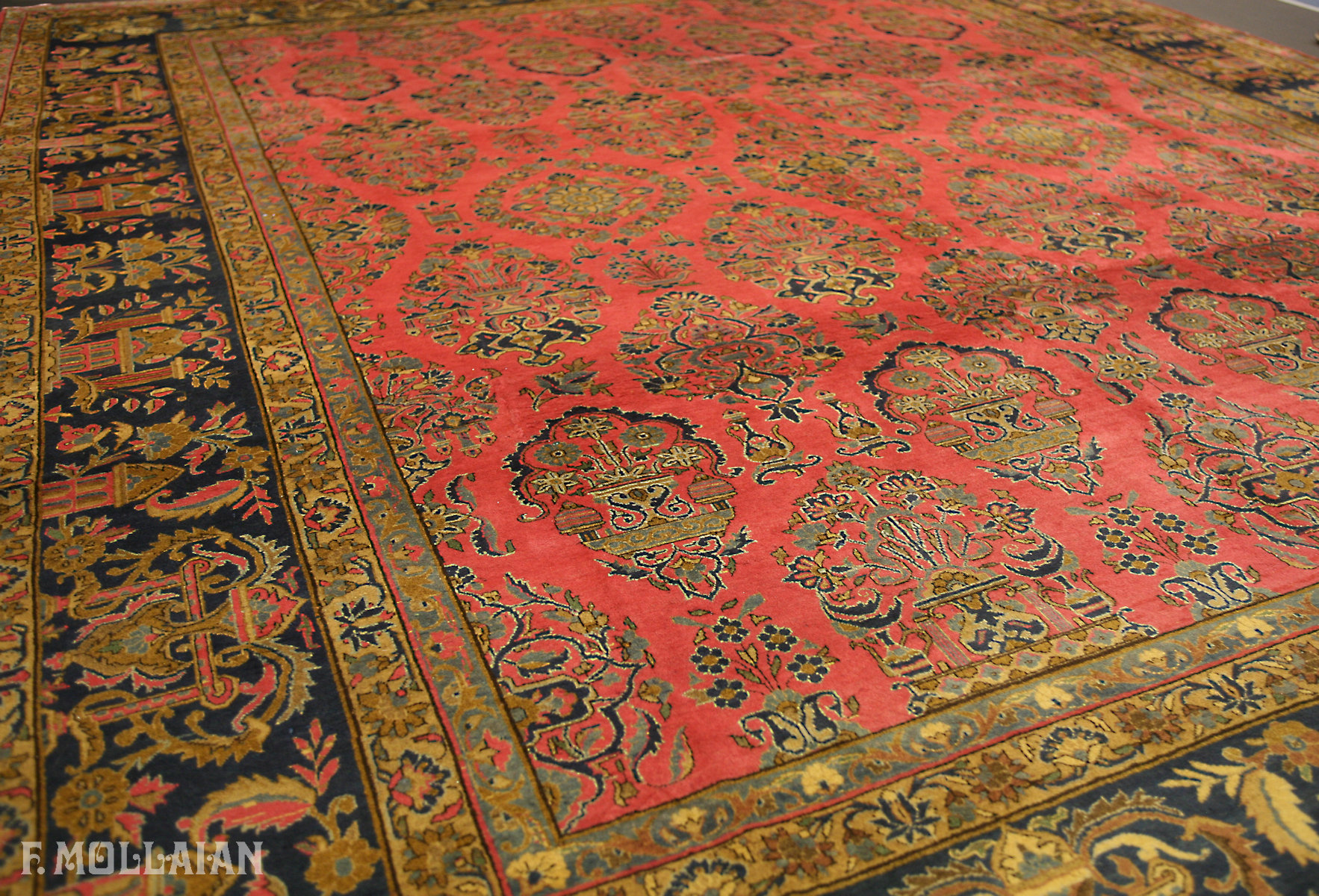 Teppich Persischer Antiker Kashan Kurk n°:71494298