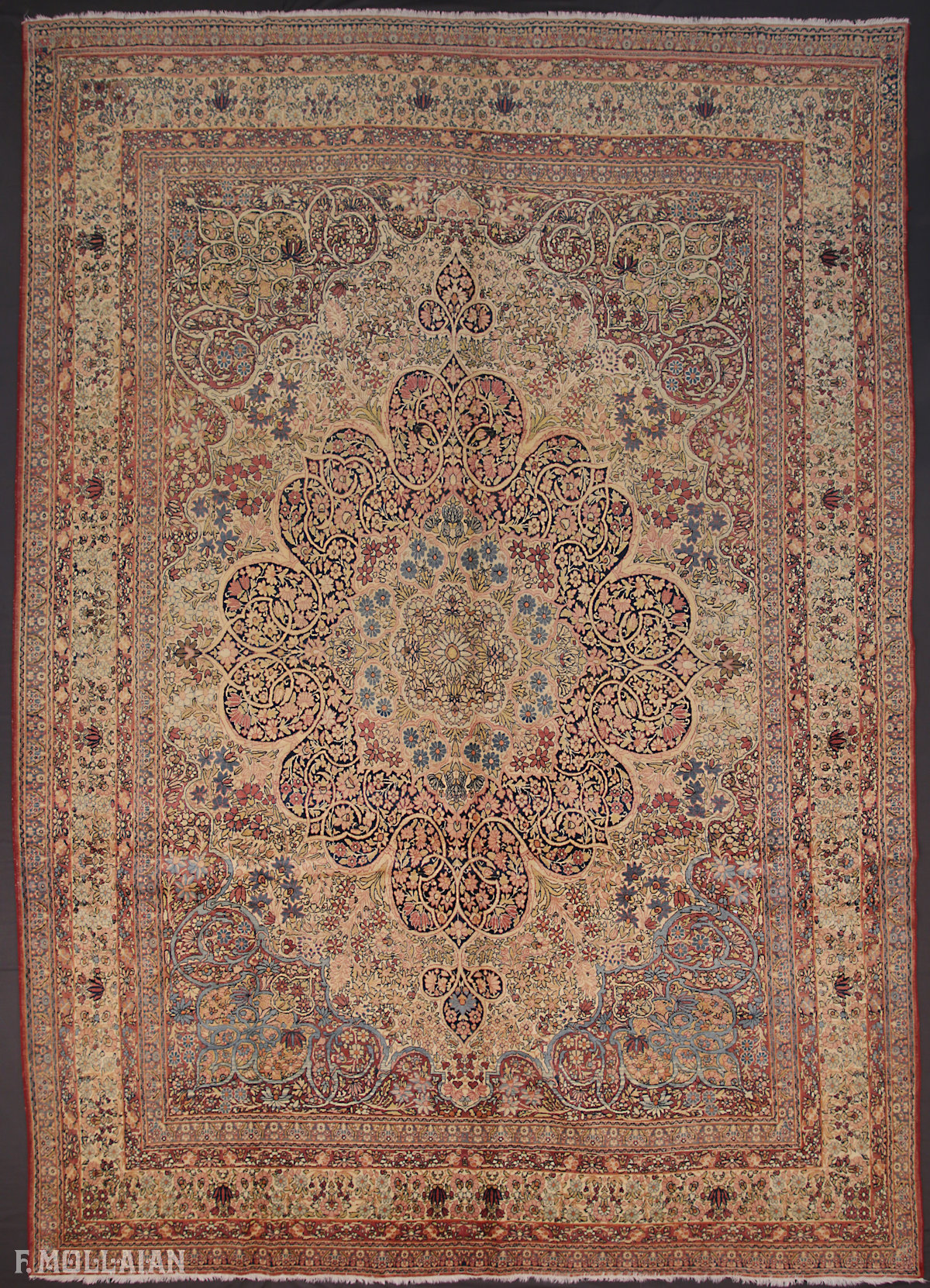 Tapis Persan Antique Kerman n°:72649069