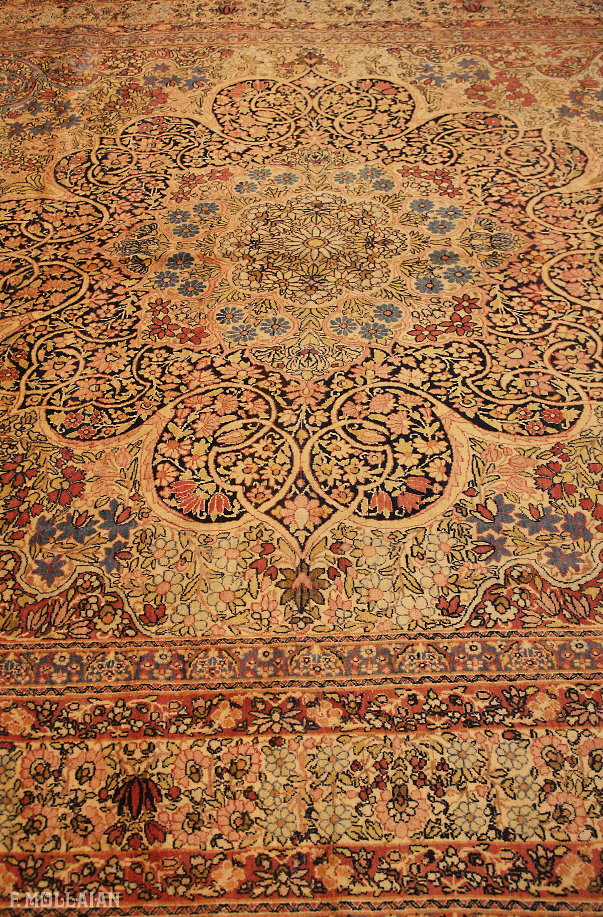 Tappeto Persiano Antico Kerman n°:72649069