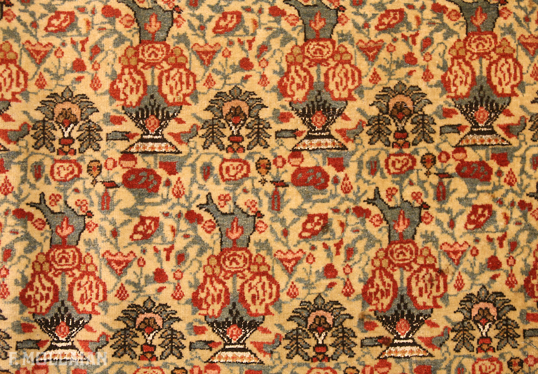 Teppich Persischer Semi-Antiker Tehran Wolle/Seide n°:81400650