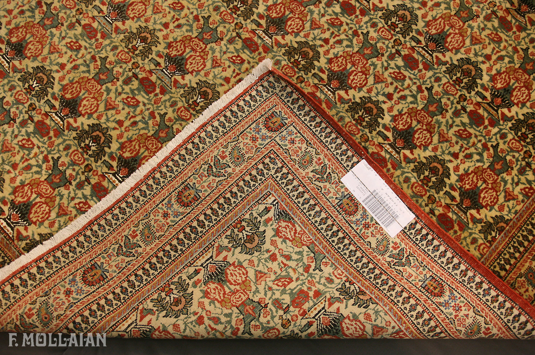 Teppich Persischer Semi-Antiker Tehran Wolle/Seide n°:81400650