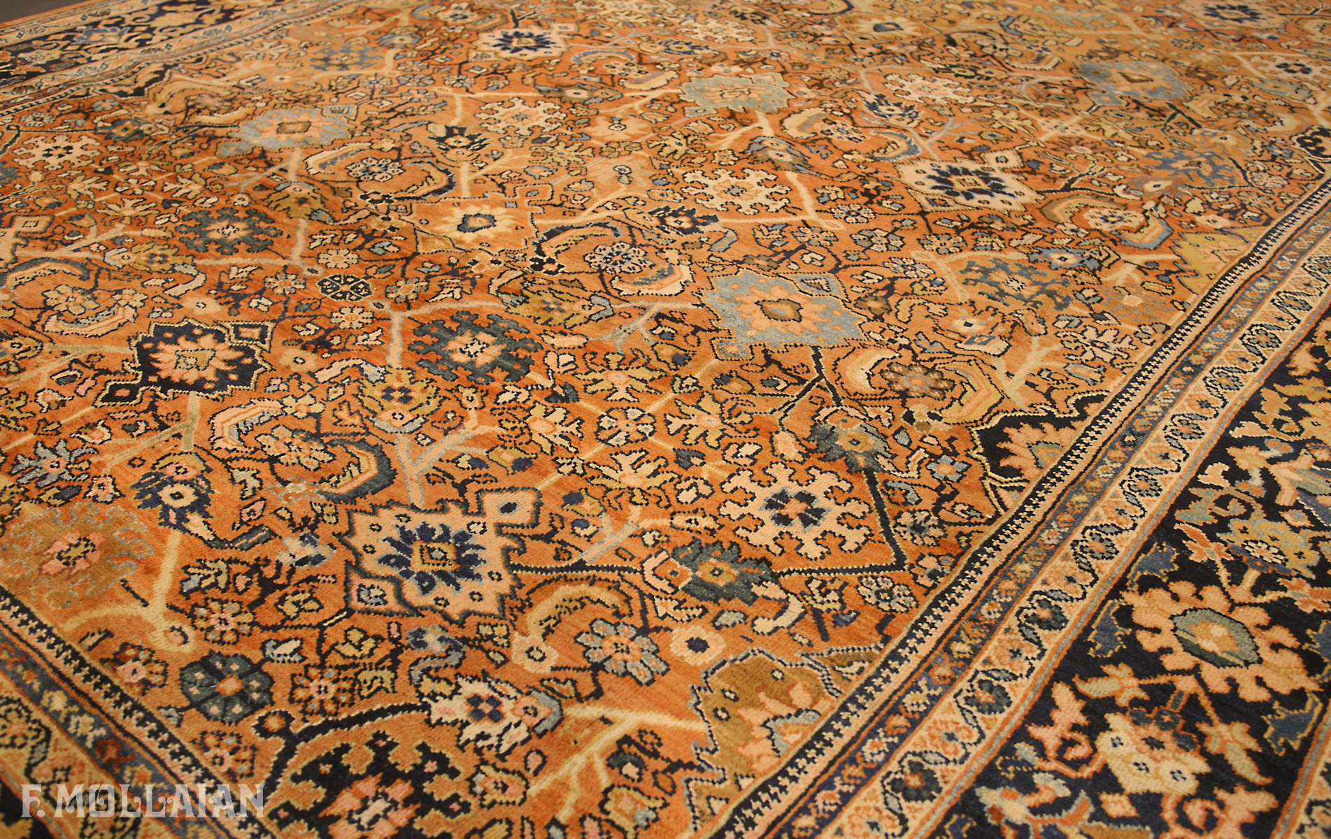 Semi-Antique Persian Mahal Carpet n°:82815290