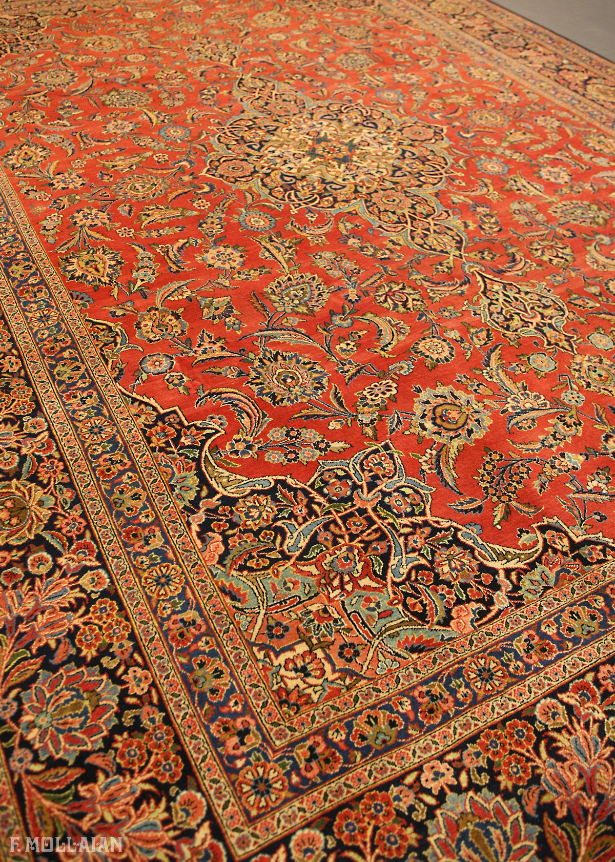 Teppich Persischer Antiker Kashan Dabir n°:92599506