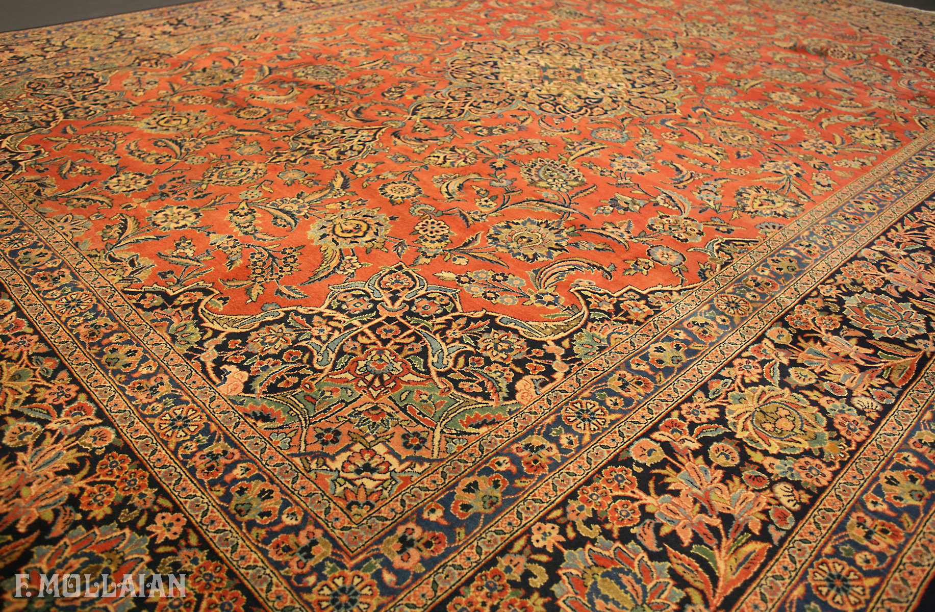 Teppich Persischer Antiker Kashan Dabir n°:92599506