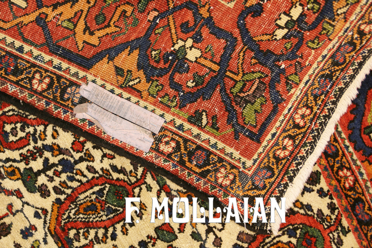 A Square Persian Bakhtiari Antique Carpet n°:33538273