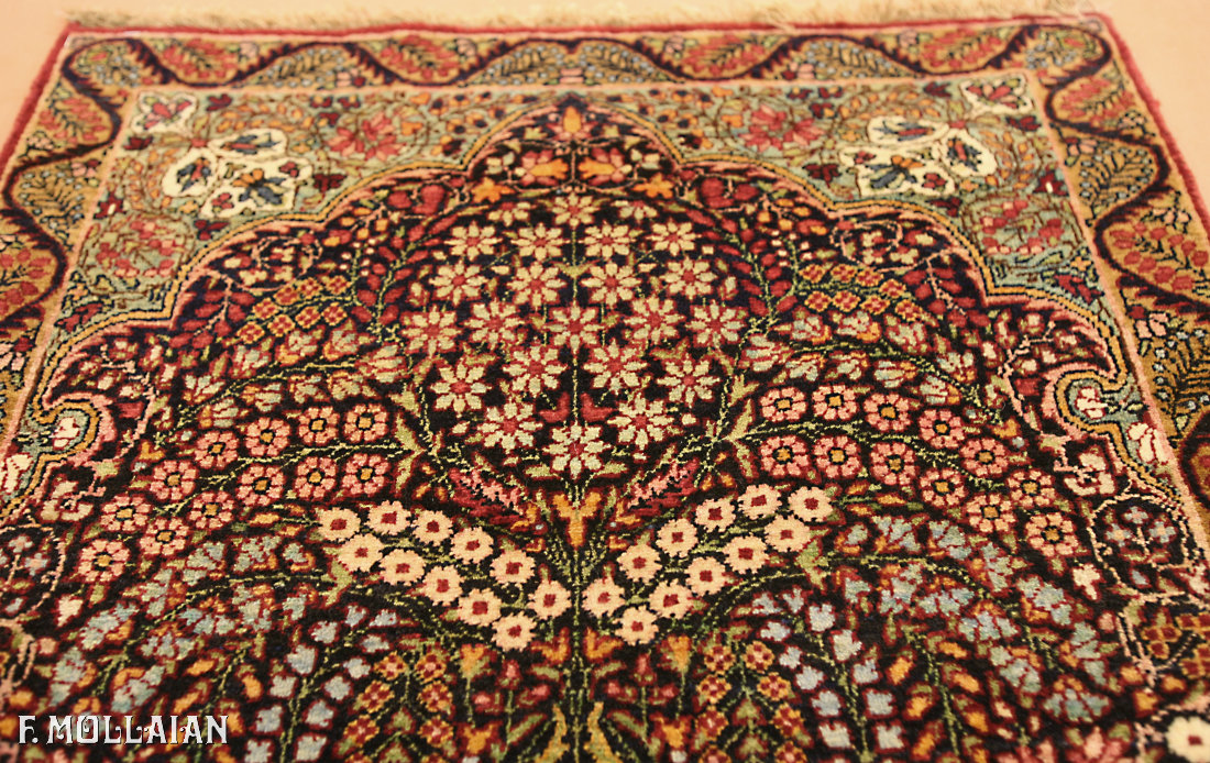 Pair of Antique Persian Kerman Ravar Rugs n°:24439737