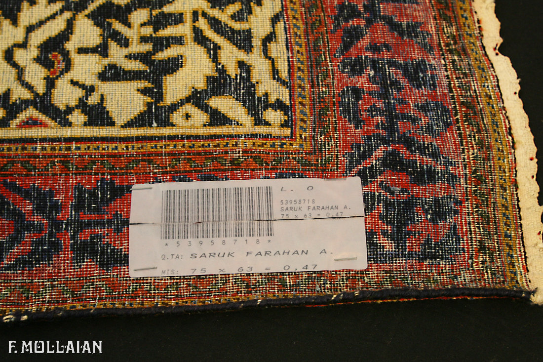 Antique Persian Saruk Farahan Rug n°:53958718
