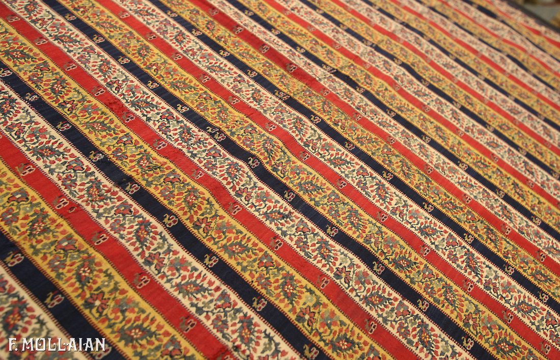 Antique Persian Kerman Textile n°:55527998