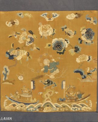 Textil Chinesischer Antiker Seide n°:80382994