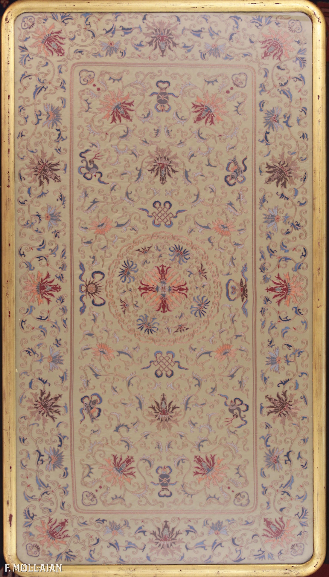 Textil Chinesischer Antiker Seide & Métal n°:84200941