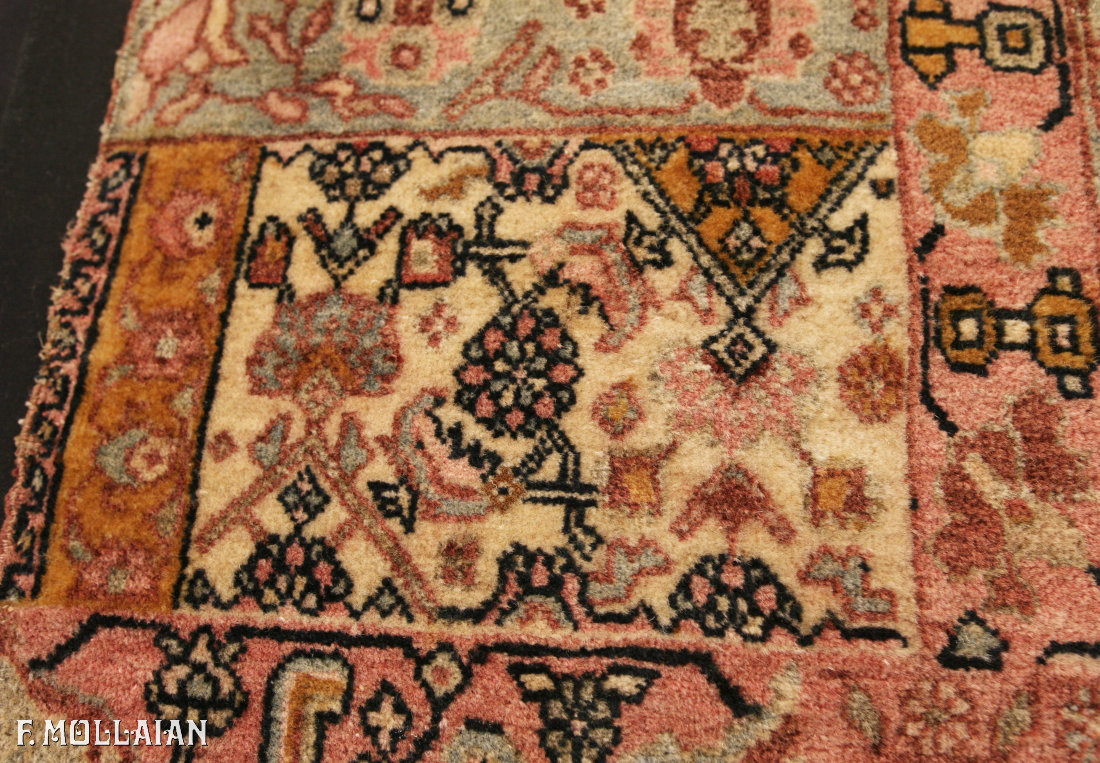 Small Antique Persian Bijar (Bidjar) Vaghire Rug n°:85066506
