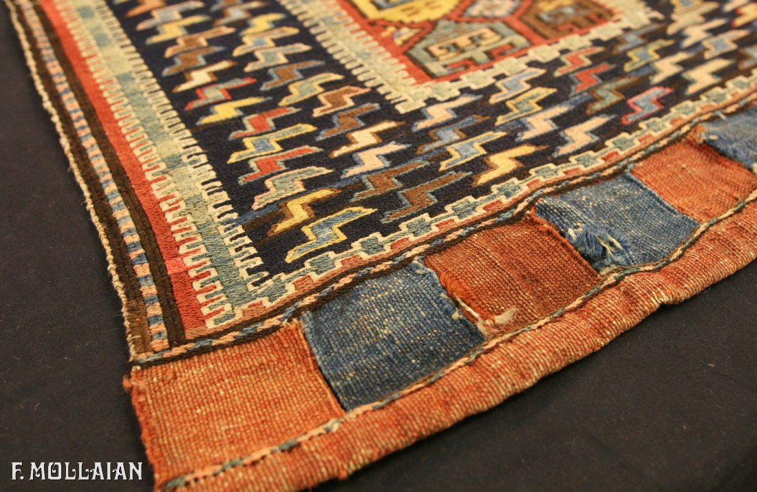 Small Antique Caucasian Sumak Sileh Carpet n°:85123991