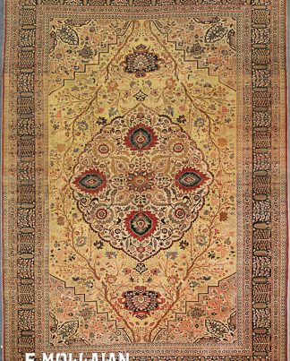 Tapis Persan Antique Tabriz Hadji djalili n°:66220834