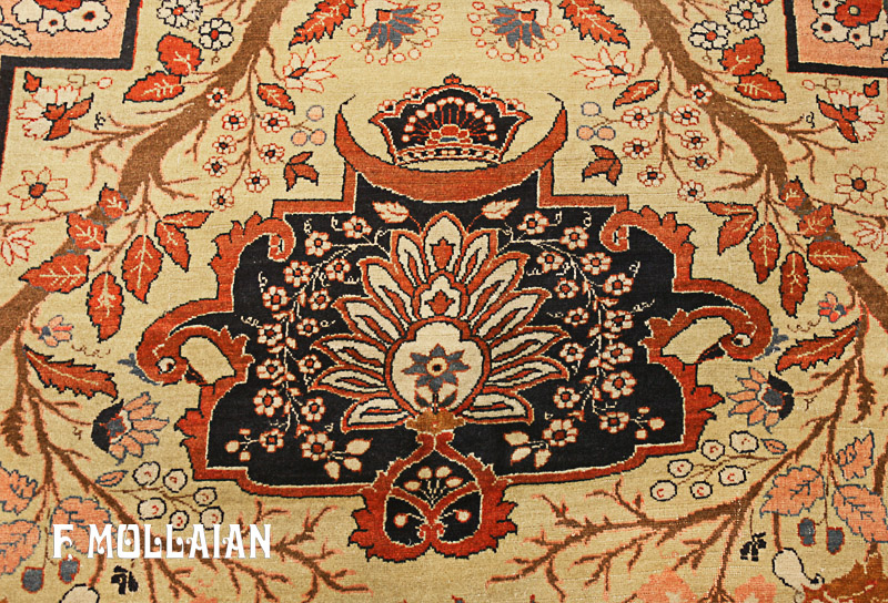 Tappeto Persiano Antico Tabriz Hagi Gialili n°:66220834