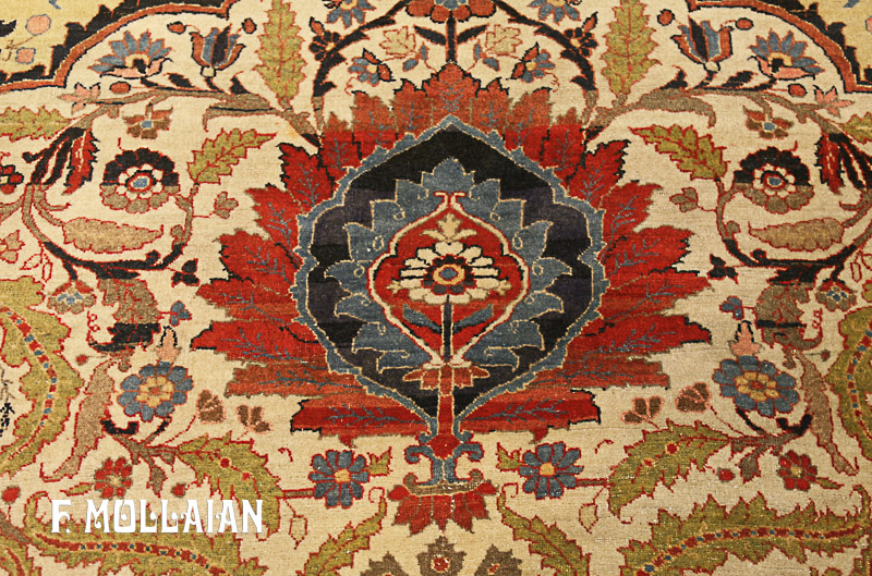 A Larg Antique Persian Tabriz Hadji Djalili Carpet n°:66220834