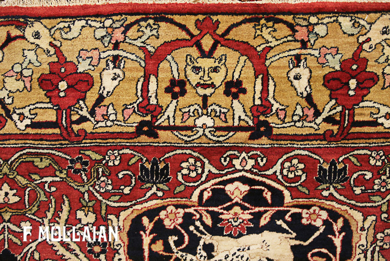 Tappeto Molto Grande Persiano Antico Kerman Ravar n°:84621163