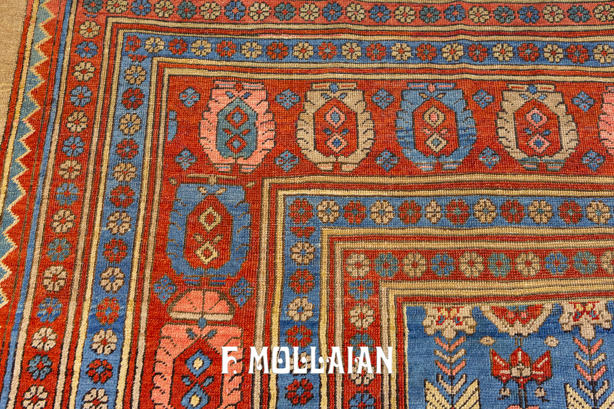 Medallion with Beige Wool open-field Antique Bakhshayesh Carpet n°:68786141
