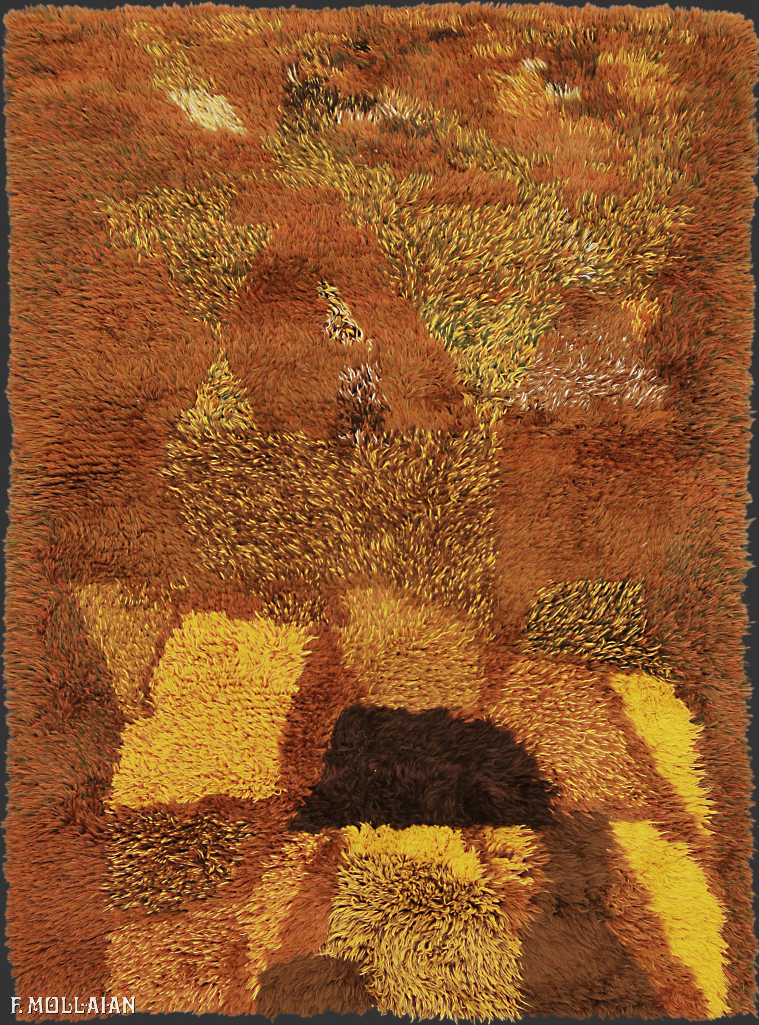 Teppich Schwedisch Semi-Antiker Rya n°:44213303