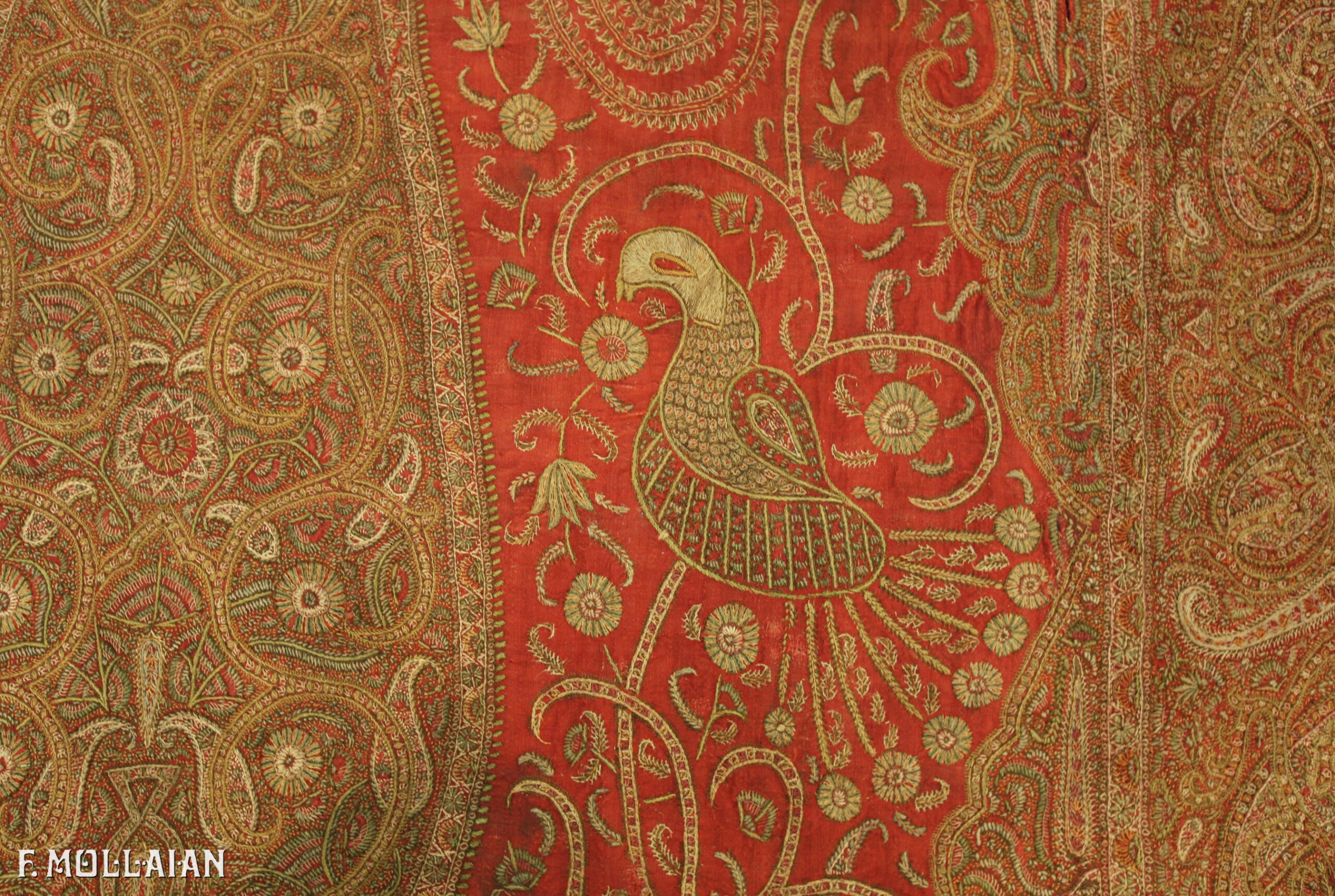 Textil Persa Antiguo Kerman n°:44416551