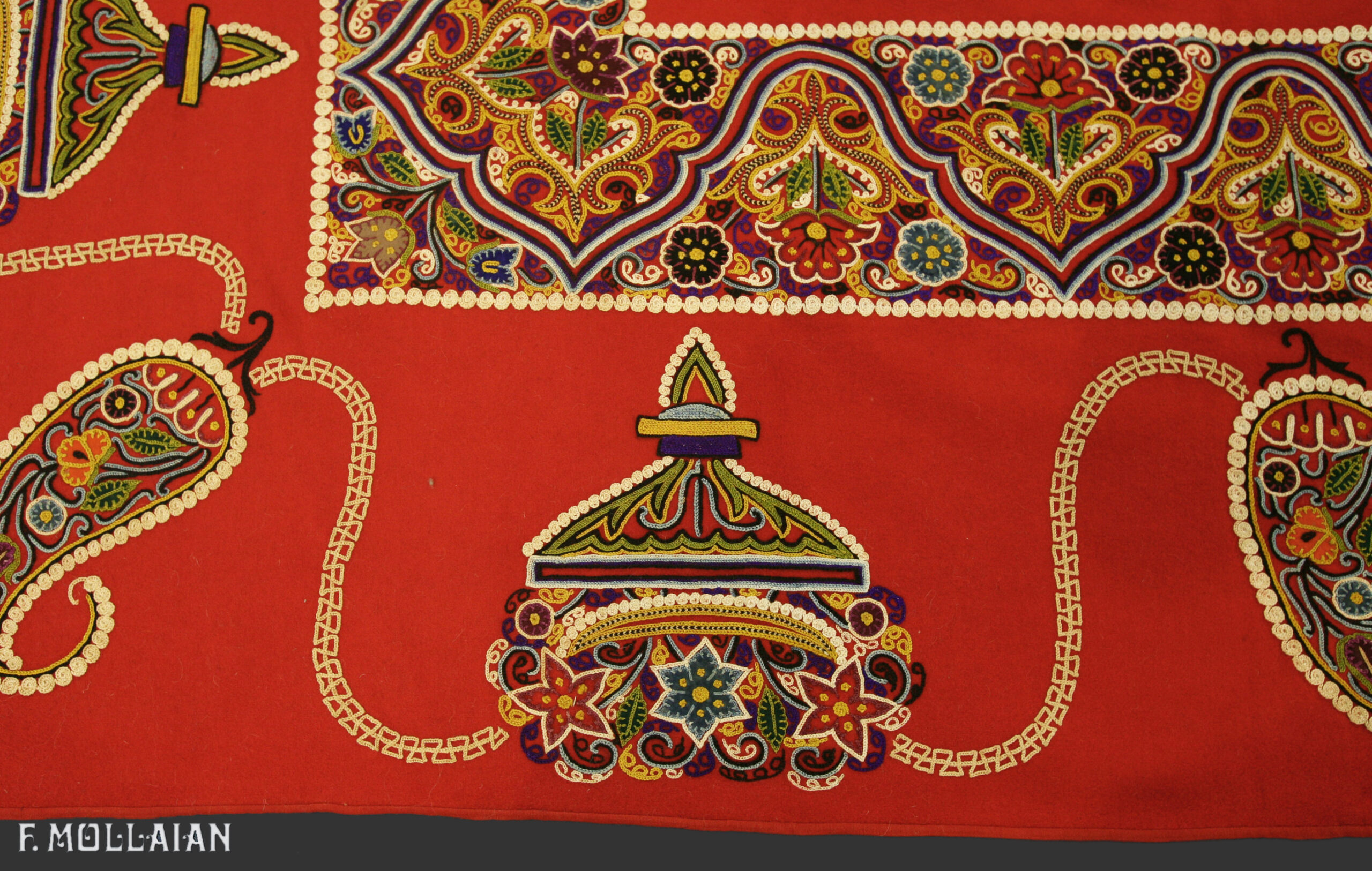 Textile Persan Antique Rashti-Duzi n°:52322737