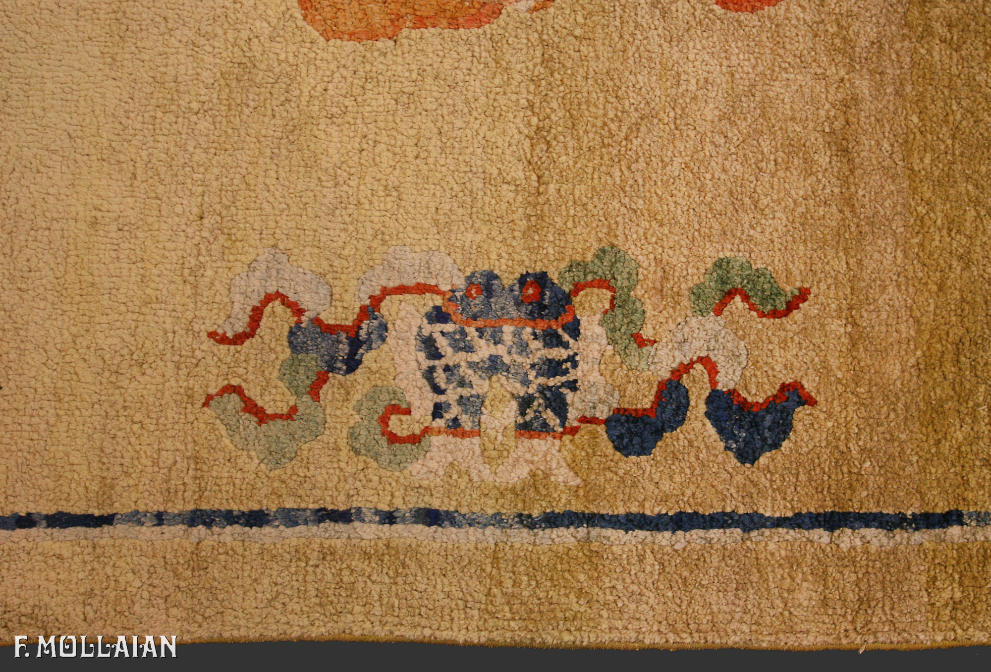 Tappeto Figurativo Cinese Antico Seta Cinese n°:53656417