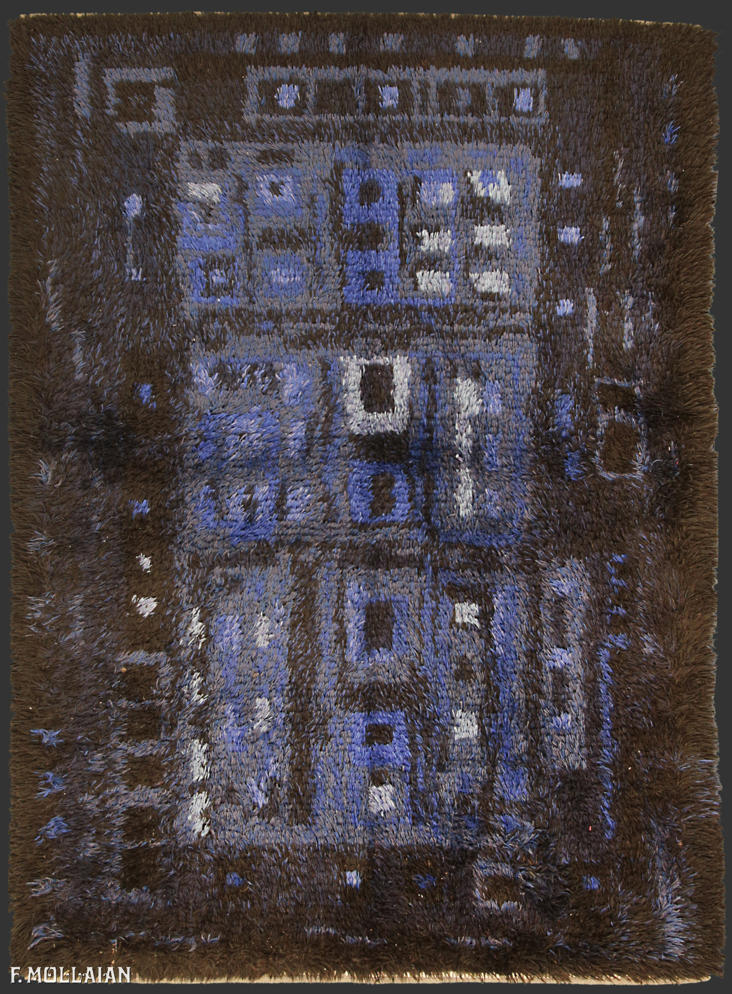 Teppich Schwedisch Semi-Antiker Rya n°:54735652