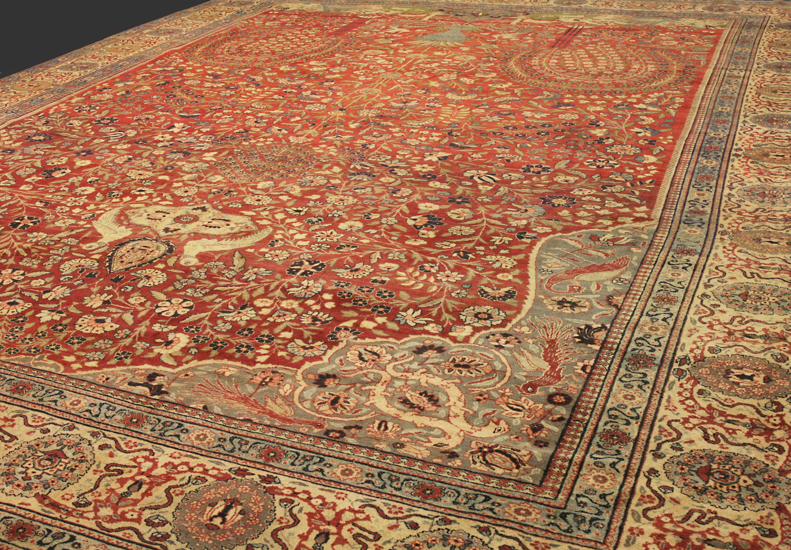 Teppich Persischer Antiker Tabriz n°:70948683