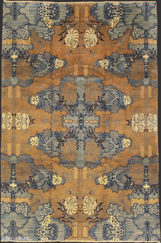 Semi-Antique Turkish Turk Decò Carpet n°:71607310