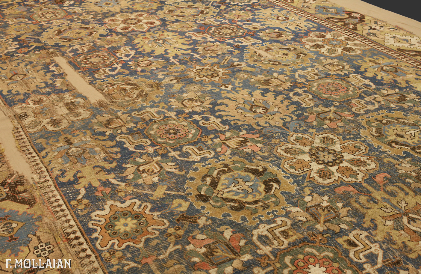 Antique Caucasian Karabakh (Qarabag) Gallery Size Carpet n°:77569319