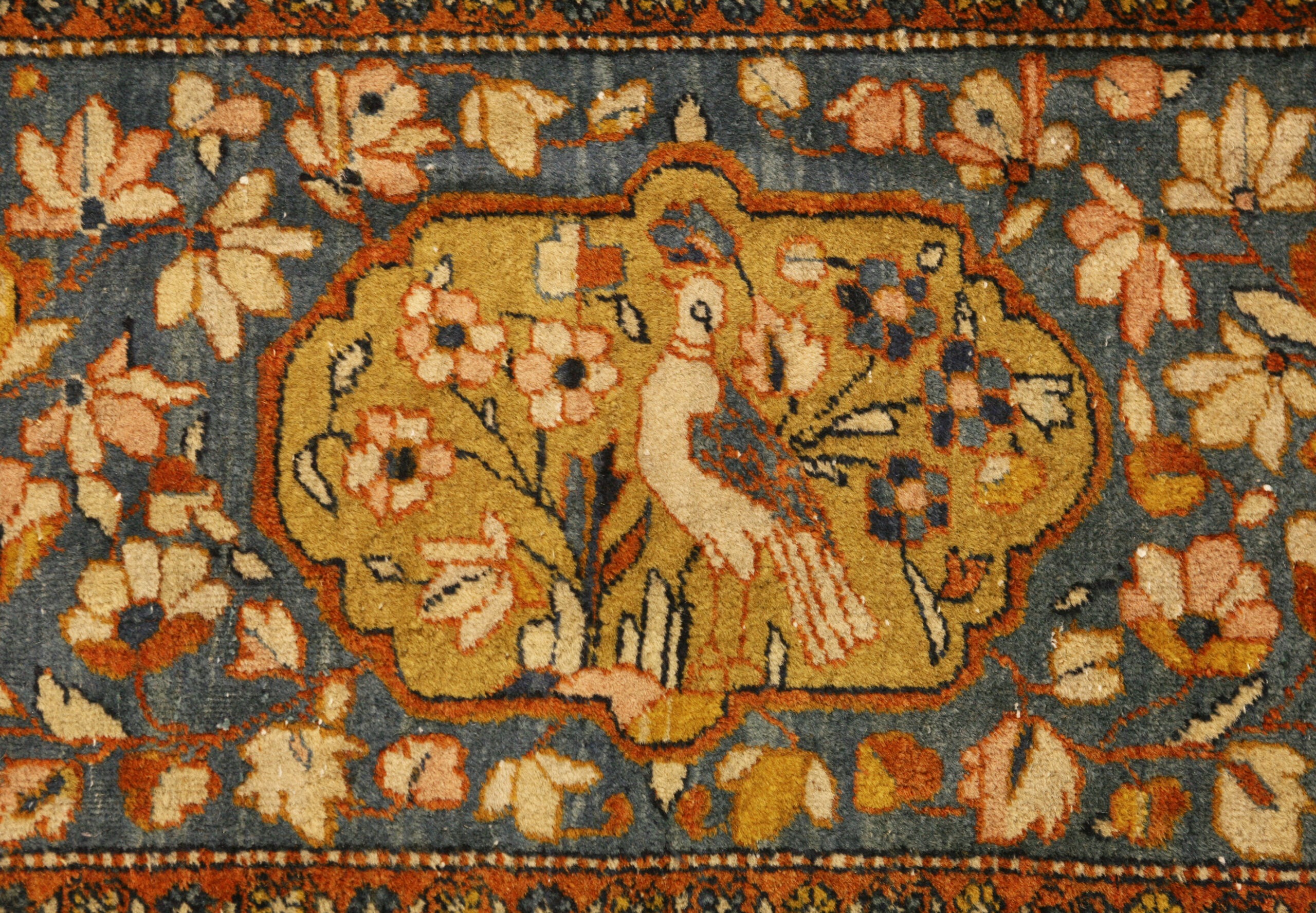 Antique Persian Kashan Dabir All-Over Carpet n°:77879683