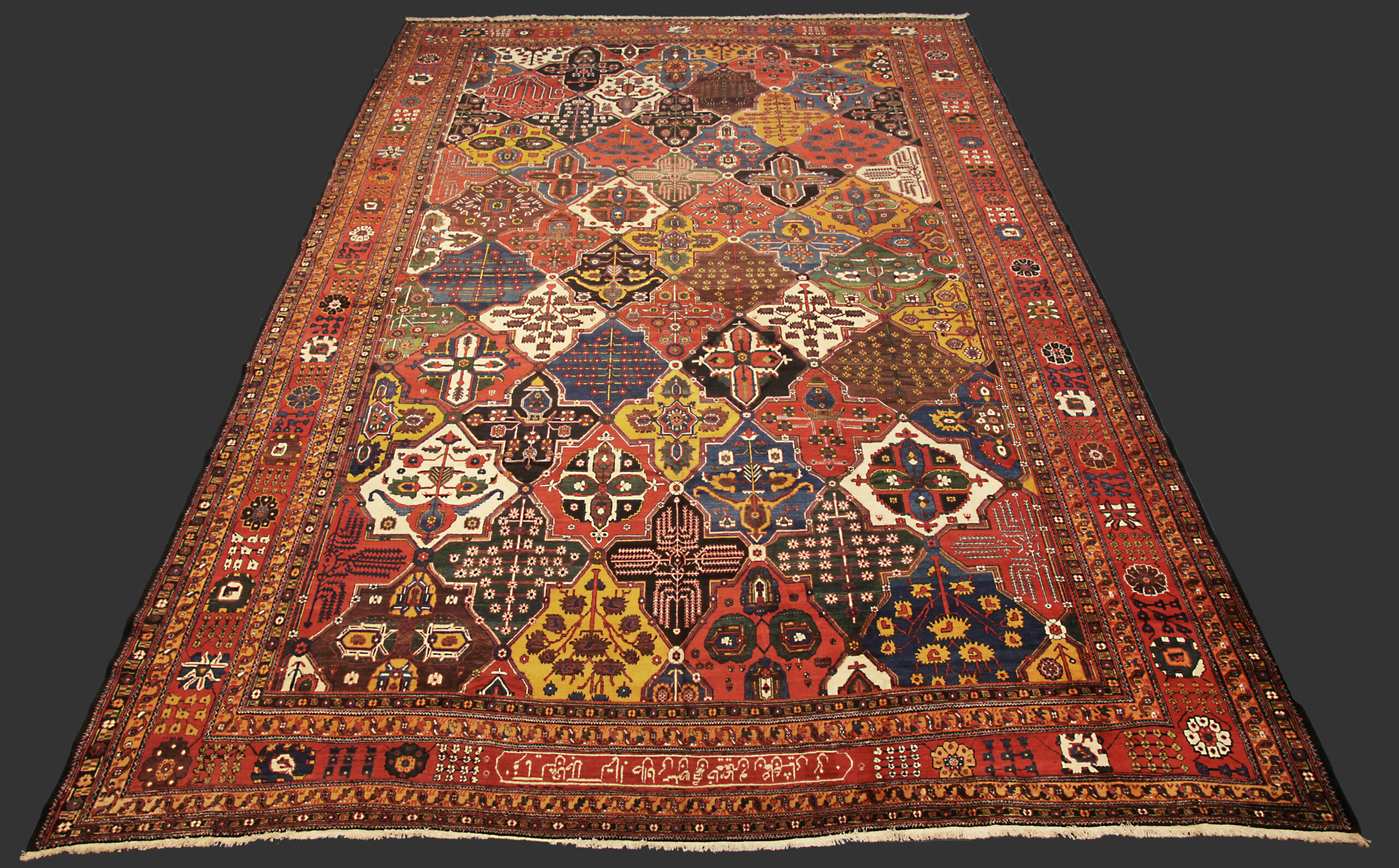Teppich Persischer Antiker Bakhtiari Khan n°:80667855