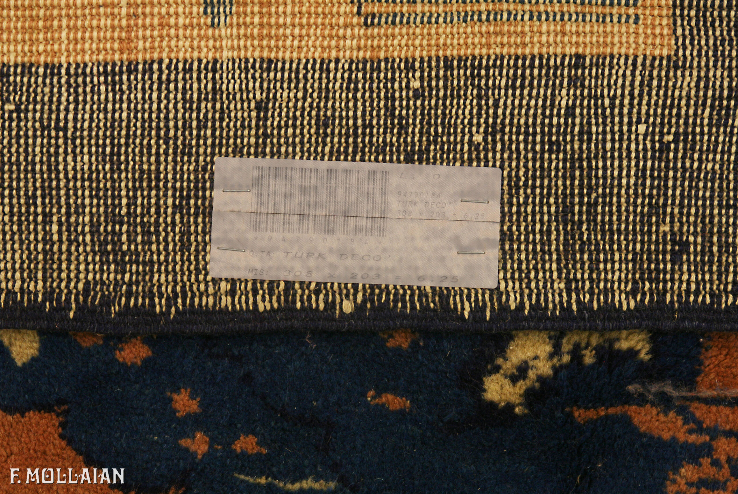 فرش نیمه آنتیک ترک دِکو کد:۹۴۷۹۰۱۸۴
