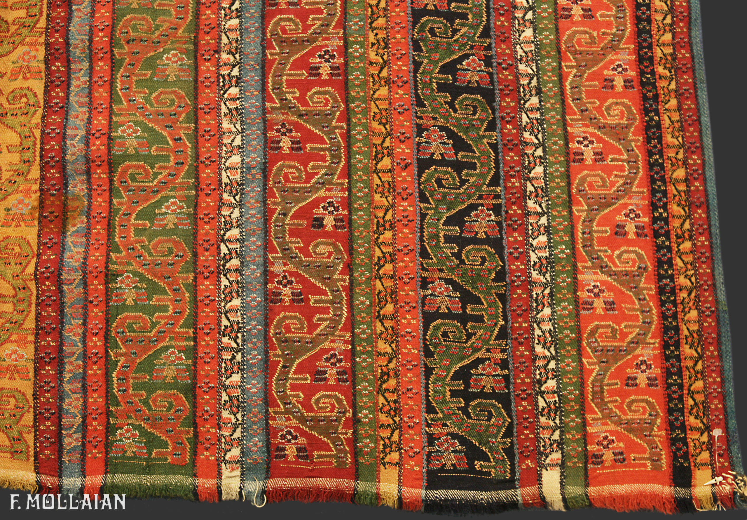 Antique Small Persian Kerman Textile n°:97158521